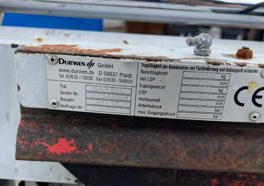 Durwen DRPK45C - Haarukka - Vastapainotrukki: kuva Durwen DRPK45C - Haarukka - Vastapainotrukki Durwen DRPK45C - Haarukka - Vastapainotrukki: kuva Durwen DRPK45C - Haarukka - Vastapainotrukki