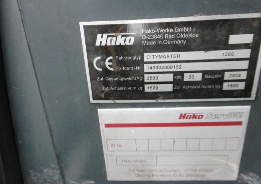 Leasing  Hako CityMaster 1200 Hako CityMaster 1200: kuva Leasing  Hako CityMaster 1200 Hako CityMaster 1200