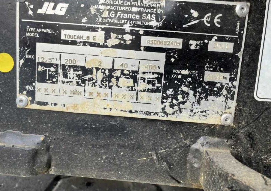 JLG Toucan 8E - Kuukulkija: kuva JLG Toucan 8E - Kuukulkija JLG Toucan 8E - Kuukulkija: kuva JLG Toucan 8E - Kuukulkija