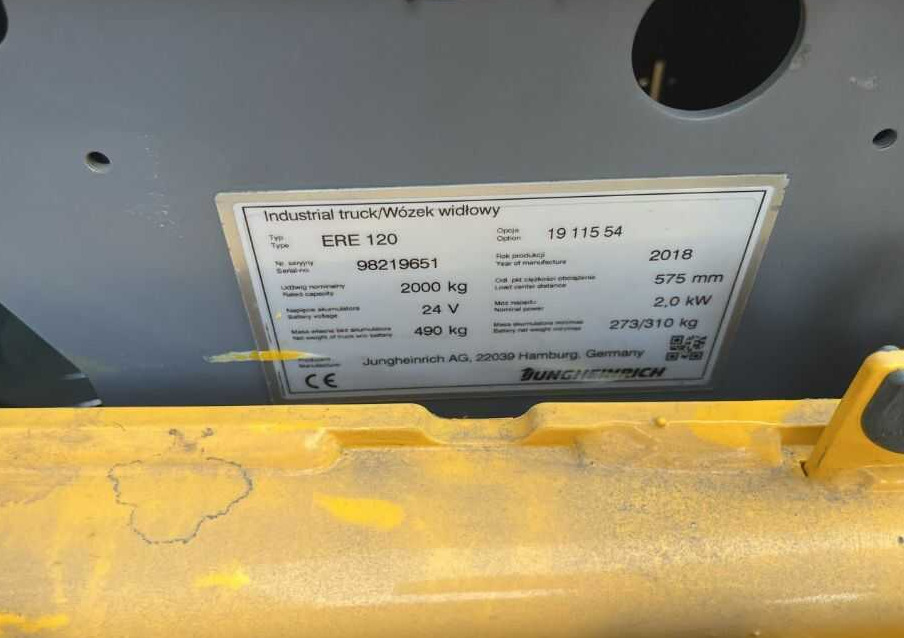 Jungheinrich ERE120 - Haarukkavaunu: kuva Jungheinrich ERE120 - Haarukkavaunu Jungheinrich ERE120 - Haarukkavaunu: kuva Jungheinrich ERE120 - Haarukkavaunu