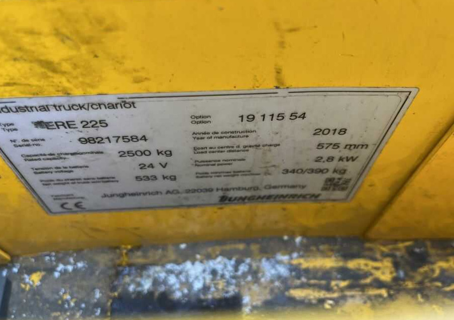 Jungheinrich ERE225 - Haarukkavaunu: kuva Jungheinrich ERE225 - Haarukkavaunu Jungheinrich ERE225 - Haarukkavaunu: kuva Jungheinrich ERE225 - Haarukkavaunu