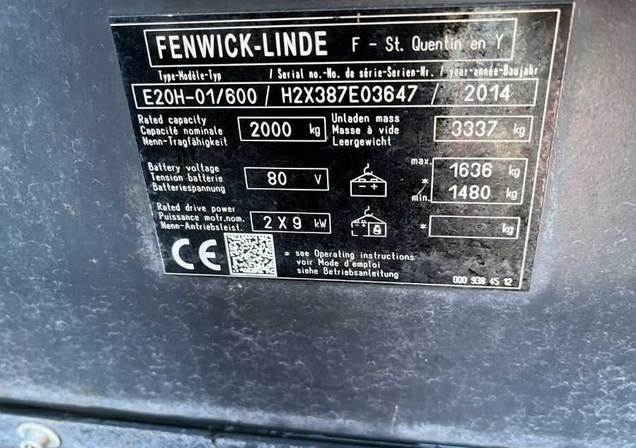 Linde E20H-01/600 - Sähkötrukki: kuva Linde E20H-01/600 - Sähkötrukki Linde E20H-01/600 - Sähkötrukki: kuva Linde E20H-01/600 - Sähkötrukki