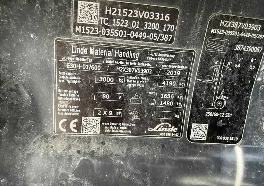 Linde E30H-01/600 - Sähkötrukki: kuva Linde E30H-01/600 - Sähkötrukki Linde E30H-01/600 - Sähkötrukki: kuva Linde E30H-01/600 - Sähkötrukki