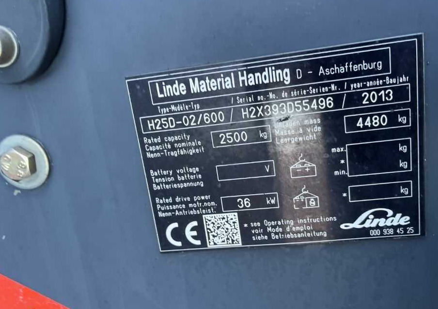 Linde H25D-02/600 - Dieseltrukki: kuva  Linde H25D-02/600 - Dieseltrukki Linde H25D-02/600 - Dieseltrukki: kuva  Linde H25D-02/600 - Dieseltrukki