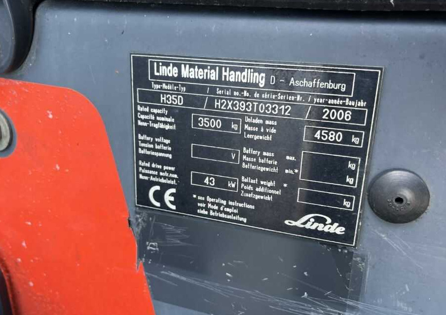 Linde H35D - Dieseltrukki: kuva Linde H35D - Dieseltrukki Linde H35D - Dieseltrukki: kuva Linde H35D - Dieseltrukki