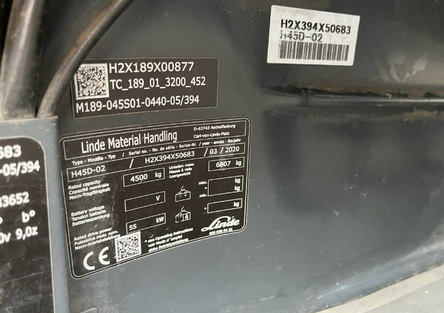 Linde H45D-02 - Dieseltrukki: kuva Linde H45D-02 - Dieseltrukki Linde H45D-02 - Dieseltrukki: kuva Linde H45D-02 - Dieseltrukki