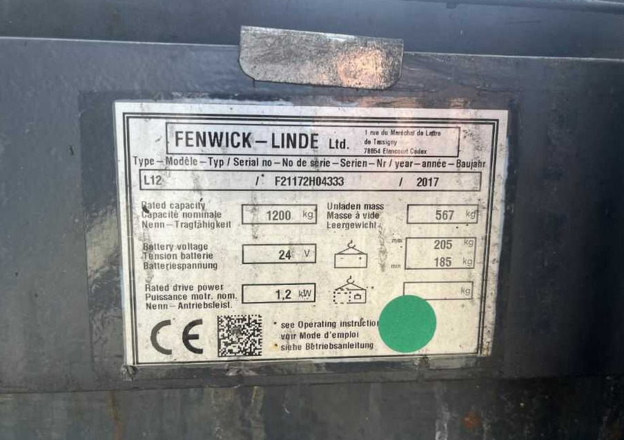 Linde L12 - Pinoamistrukki: kuva Linde L12 - Pinoamistrukki Linde L12 - Pinoamistrukki: kuva Linde L12 - Pinoamistrukki