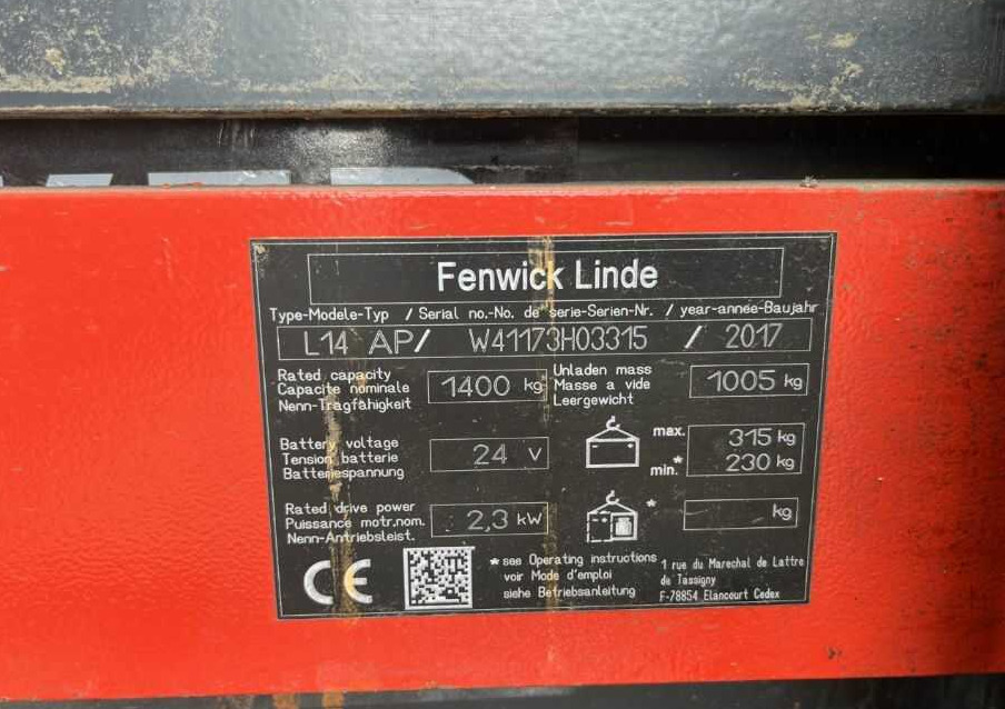 Linde L14AP - Pinoamistrukki: kuva Linde L14AP - Pinoamistrukki Linde L14AP - Pinoamistrukki: kuva Linde L14AP - Pinoamistrukki