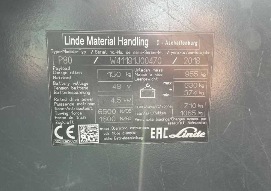 Linde P80 - Vetotrukki: kuva Linde P80 - Vetotrukki Linde P80 - Vetotrukki: kuva Linde P80 - Vetotrukki