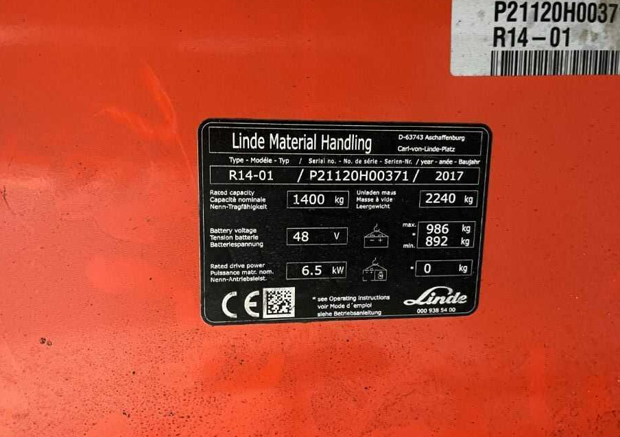 Linde R14-01 - Työntömastotrukki: kuva Linde R14-01 - Työntömastotrukki Linde R14-01 - Työntömastotrukki: kuva Linde R14-01 - Työntömastotrukki