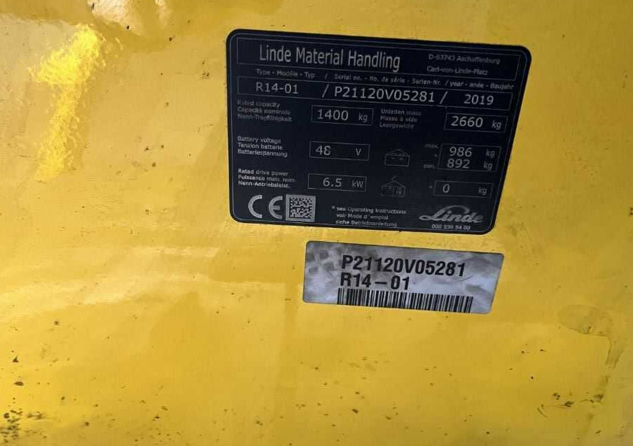 Linde R14-01 - Työntömastotrukki: kuva Linde R14-01 - Työntömastotrukki Linde R14-01 - Työntömastotrukki: kuva Linde R14-01 - Työntömastotrukki