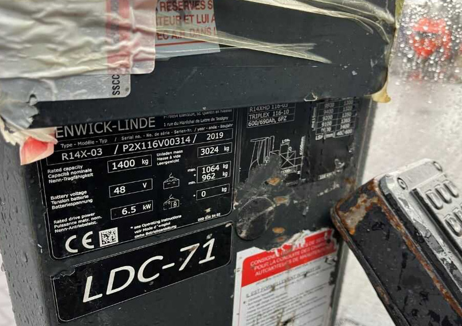 Linde R14X - Työntömastotrukki: kuva Linde R14X - Työntömastotrukki Linde R14X - Työntömastotrukki: kuva Linde R14X - Työntömastotrukki