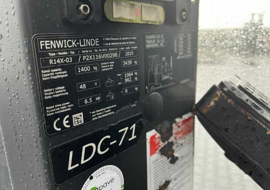 Linde R14X - Työntömastotrukki: kuva Linde R14X - Työntömastotrukki Linde R14X - Työntömastotrukki: kuva Linde R14X - Työntömastotrukki