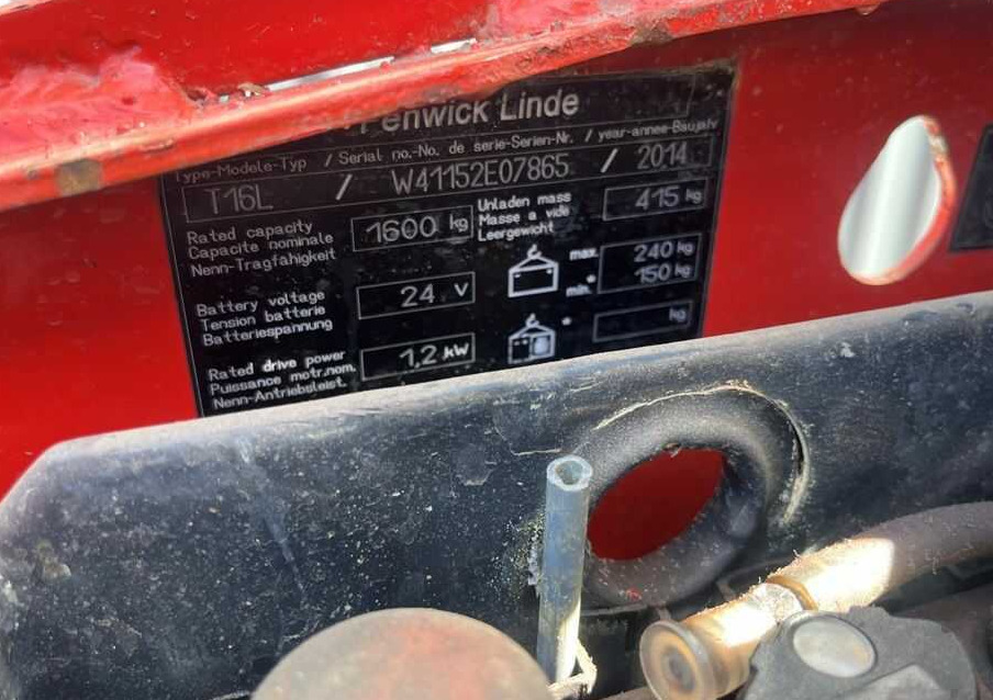 Linde T16L - Haarukkavaunu: kuva  Linde T16L - Haarukkavaunu Linde T16L - Haarukkavaunu: kuva  Linde T16L - Haarukkavaunu