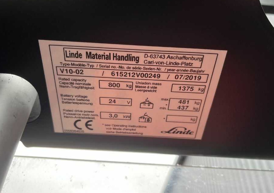 Linde V10-02 - Kerailytrukki: kuva Linde V10-02 - Kerailytrukki Linde V10-02 - Kerailytrukki: kuva Linde V10-02 - Kerailytrukki