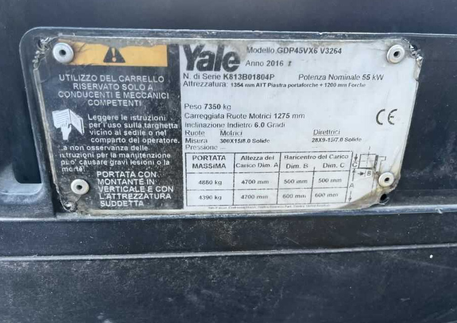 Yale GDP45 - Dieseltrukki: kuva Yale GDP45 - Dieseltrukki Yale GDP45 - Dieseltrukki: kuva Yale GDP45 - Dieseltrukki