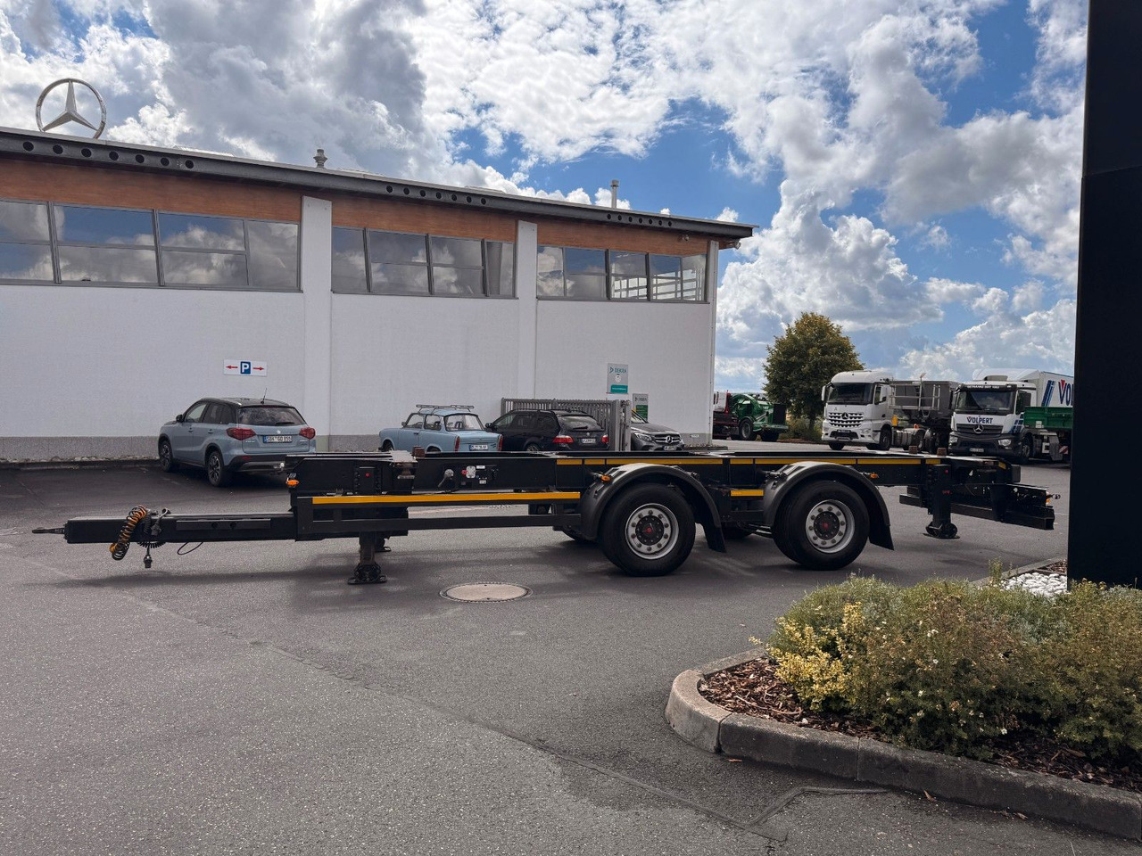 Konttialus/ Vaihtokuormatilat perävaunu Kögel ZW 18 Lafette SAF Achsen 15.910kg Nutzlast: kuva Konttialus/ Vaihtokuormatilat perävaunu Kögel ZW 18 Lafette SAF Achsen 15.910kg Nutzlast