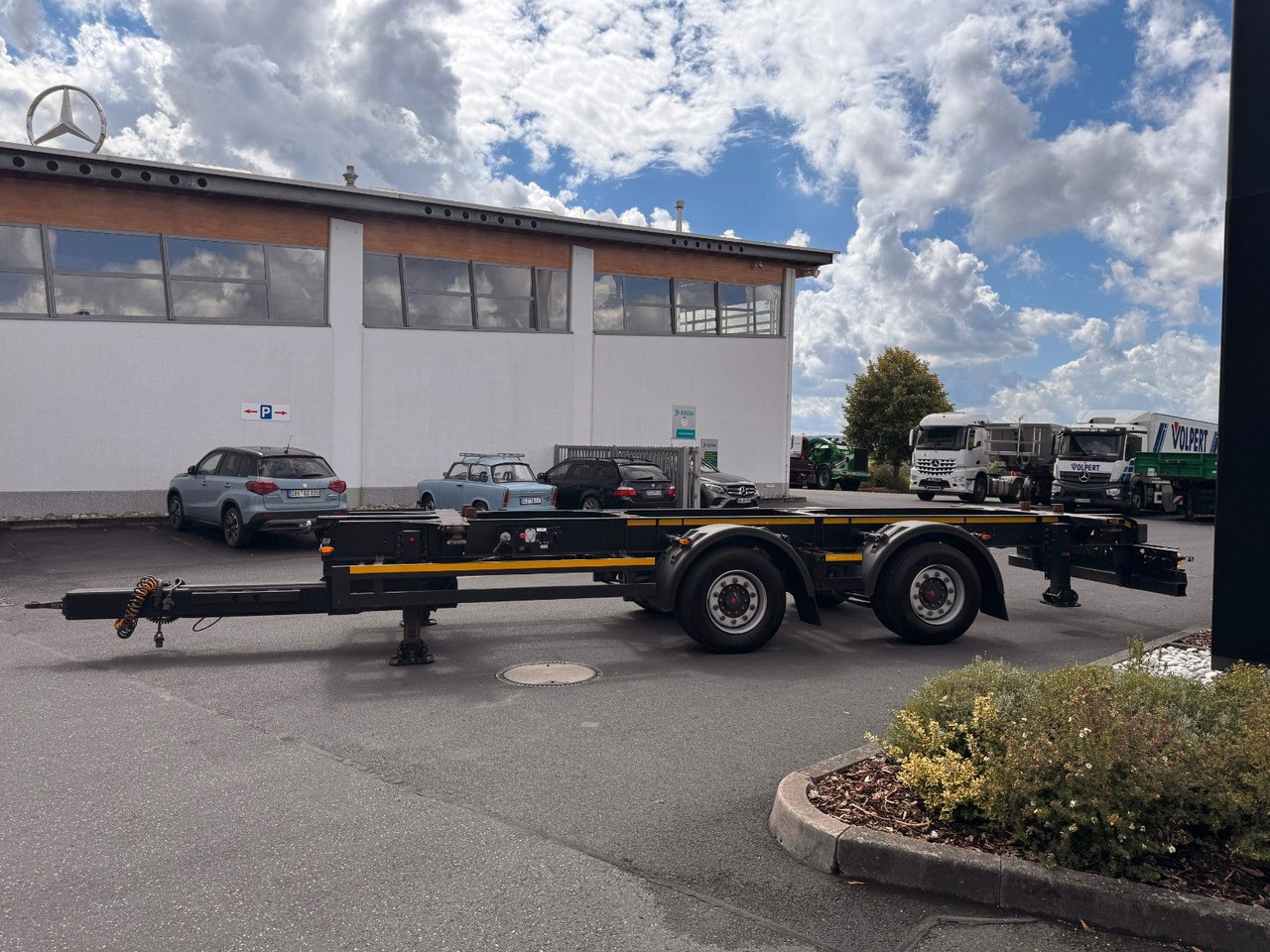 Konttialus/ Vaihtokuormatilat perävaunu Kögel ZW 18 Lafette SAF Achsen 15.910kg Nutzlast: kuva Konttialus/ Vaihtokuormatilat perävaunu Kögel ZW 18 Lafette SAF Achsen 15.910kg Nutzlast