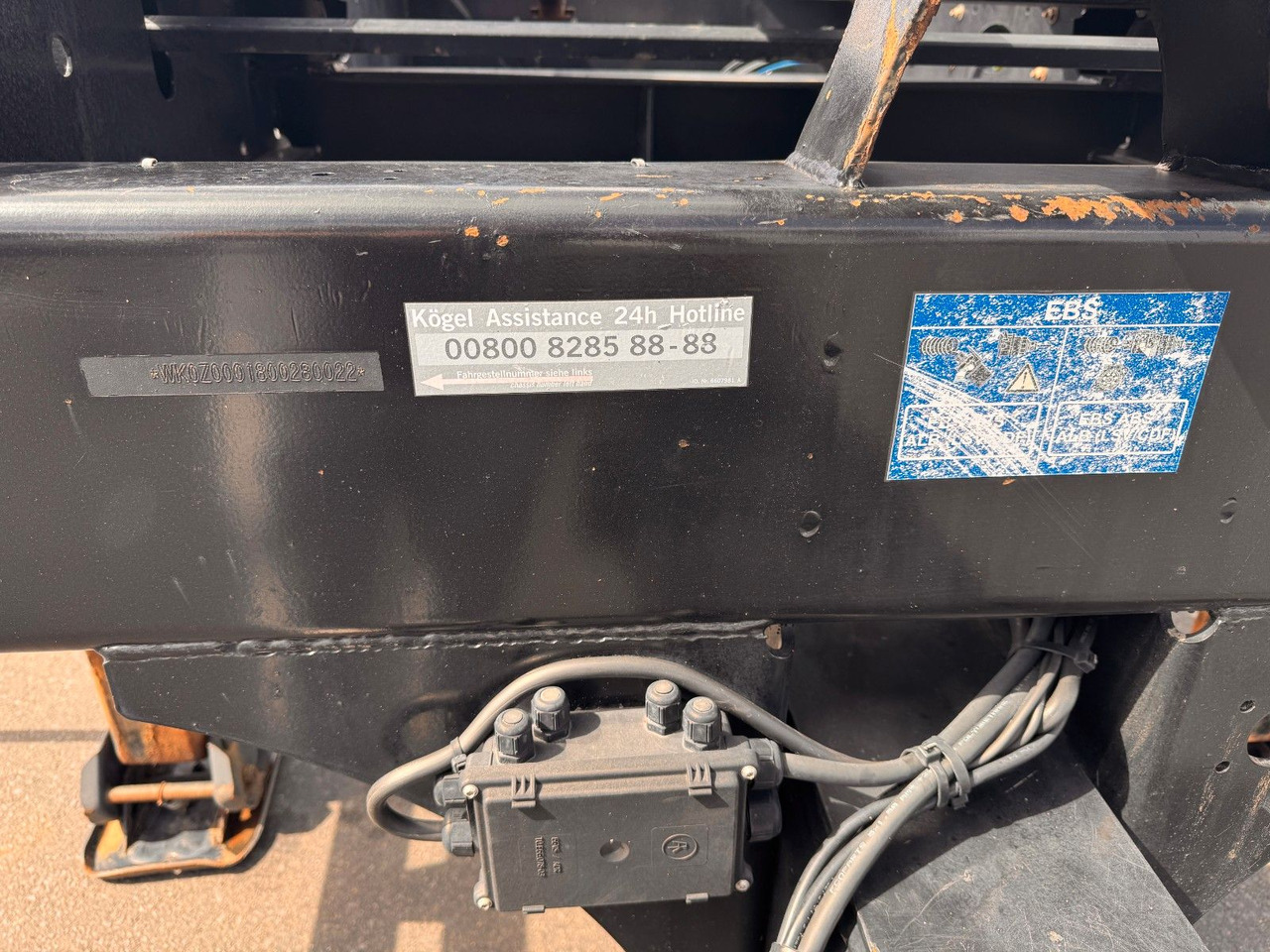 Konttialus/ Vaihtokuormatilat perävaunu Kögel ZW 18 Lafette SAF Achsen 15.910kg Nutzlast: kuva Konttialus/ Vaihtokuormatilat perävaunu Kögel ZW 18 Lafette SAF Achsen 15.910kg Nutzlast