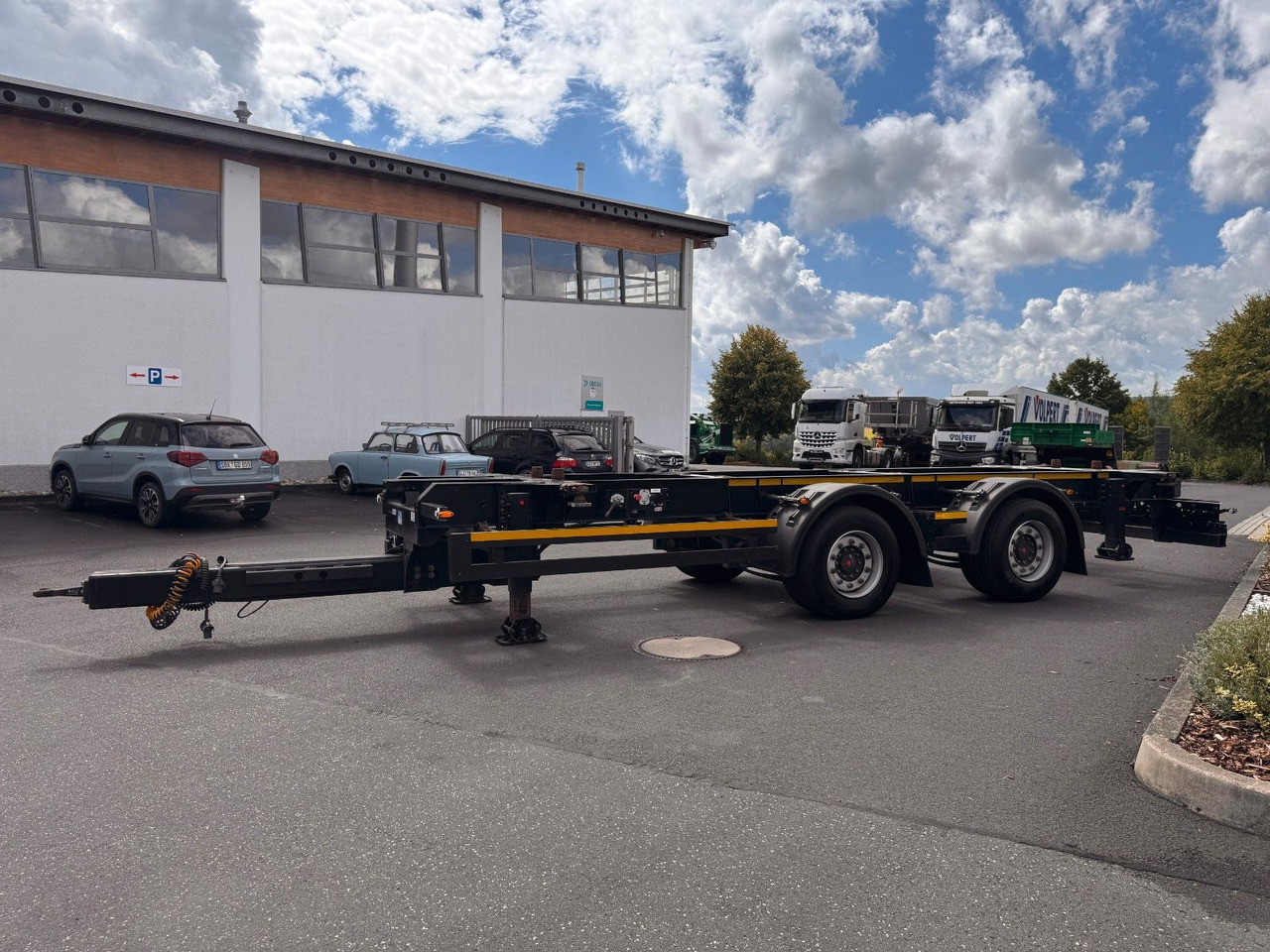 Konttialus/ Vaihtokuormatilat perävaunu Kögel ZW 18 Lafette SAF Achsen 15.910kg Nutzlast: kuva Konttialus/ Vaihtokuormatilat perävaunu Kögel ZW 18 Lafette SAF Achsen 15.910kg Nutzlast