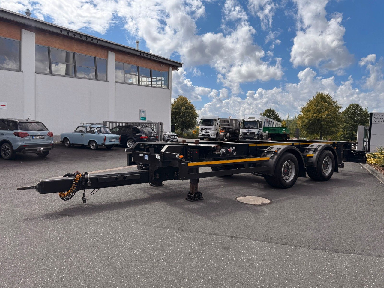 Konttialus/ Vaihtokuormatilat perävaunu Kögel ZW 18 Lafette SAF Achsen 15.910kg Nutzlast: kuva Konttialus/ Vaihtokuormatilat perävaunu Kögel ZW 18 Lafette SAF Achsen 15.910kg Nutzlast