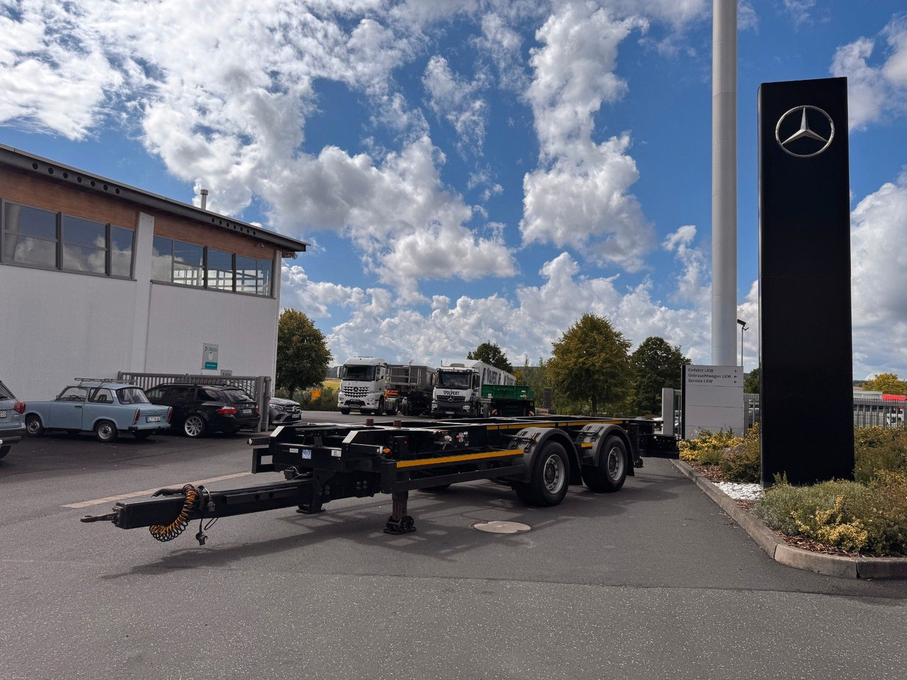 Konttialus/ Vaihtokuormatilat perävaunu Kögel ZW 18 Lafette SAF Achsen 15.910kg Nutzlast: kuva Konttialus/ Vaihtokuormatilat perävaunu Kögel ZW 18 Lafette SAF Achsen 15.910kg Nutzlast