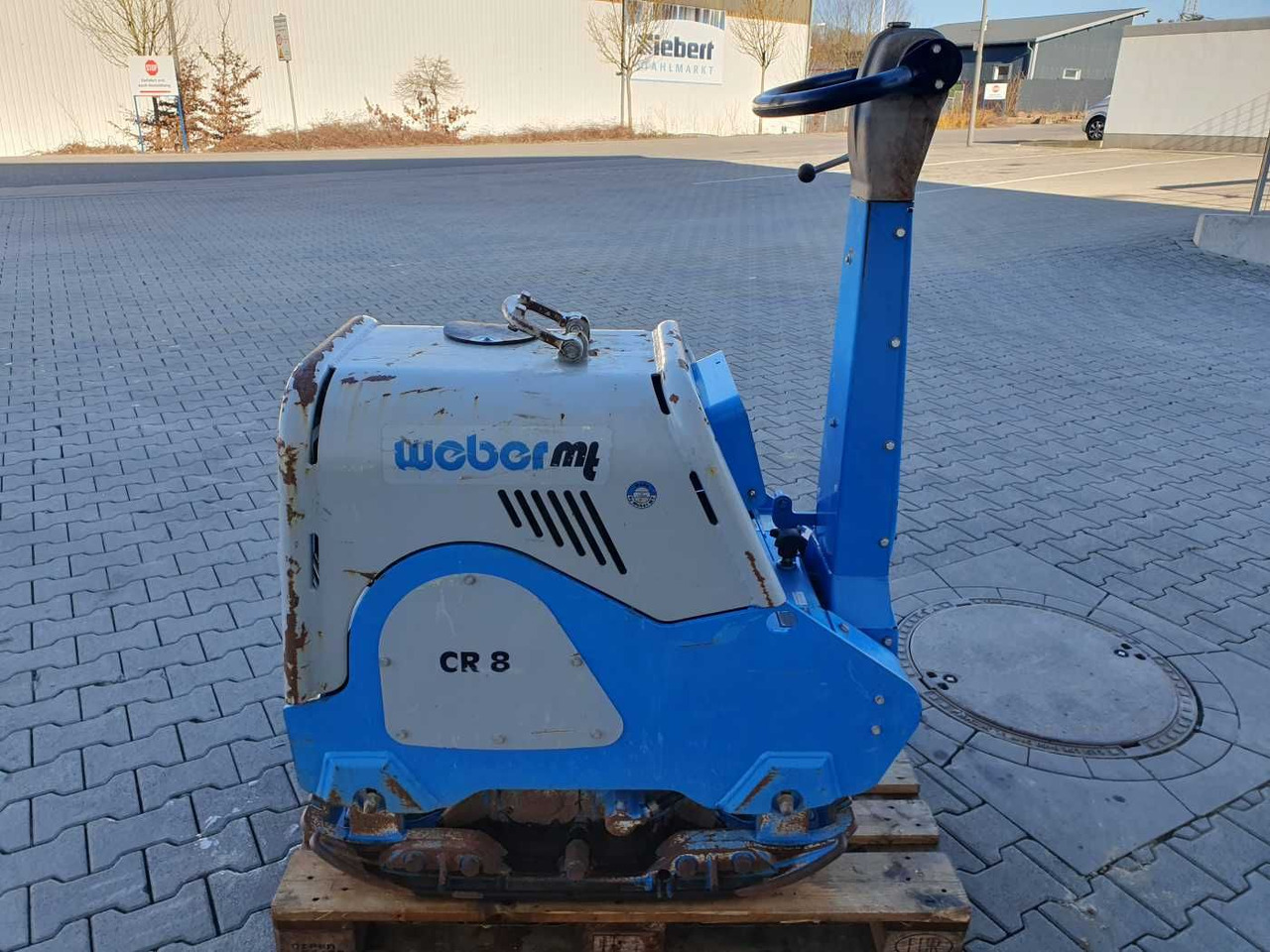Uusi Tärylevy Weber CR 8 Hatz-Diesel 601kg Rüttelplatte 117 h: kuva Uusi Tärylevy Weber CR 8 Hatz-Diesel 601kg Rüttelplatte 117 h