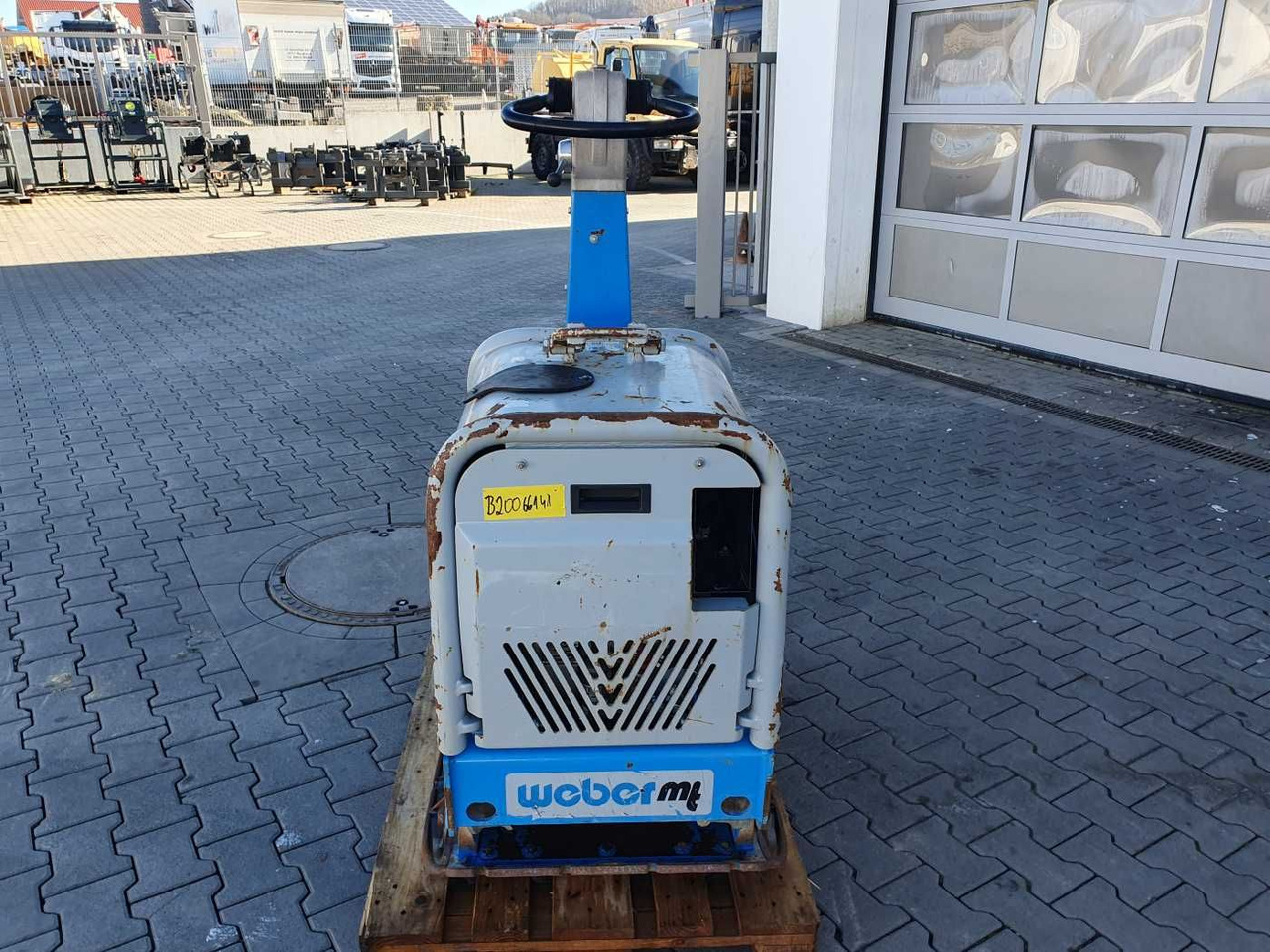 Uusi Tärylevy Weber CR 8 Hatz-Diesel 601kg Rüttelplatte 117 h: kuva Uusi Tärylevy Weber CR 8 Hatz-Diesel 601kg Rüttelplatte 117 h