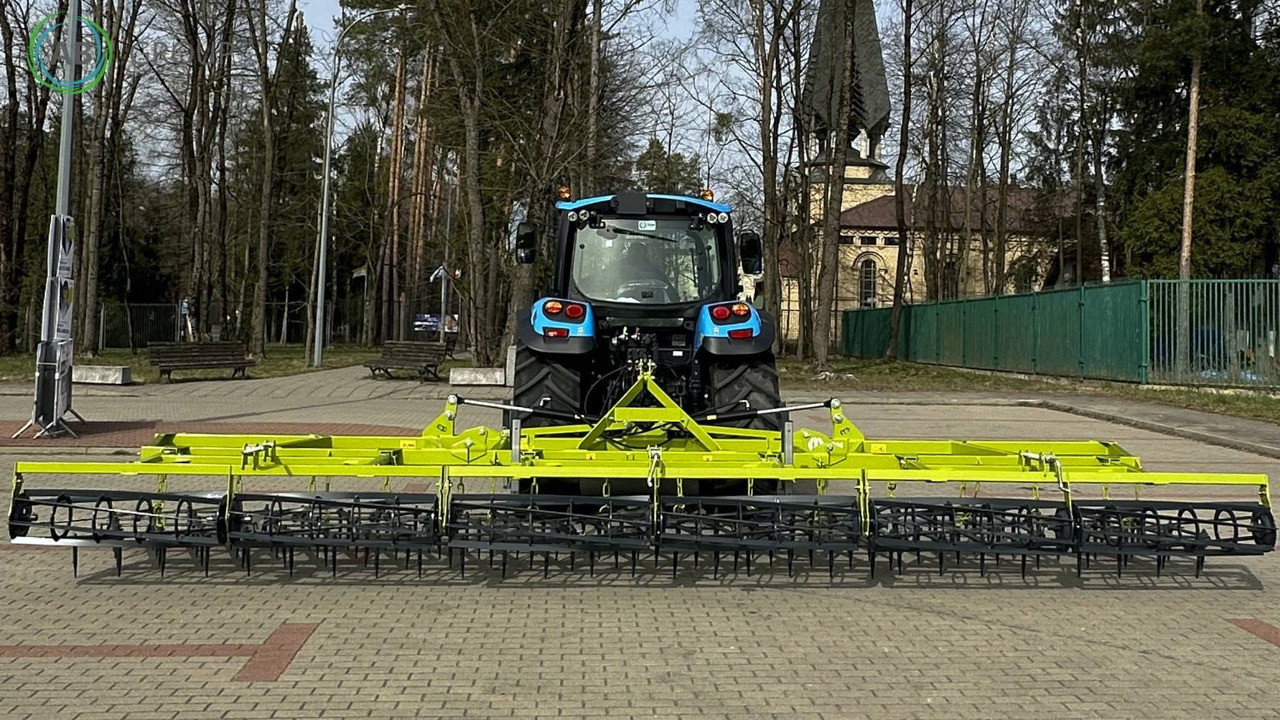 POM Augustów 7-field mounted tine harrow with string roller - Äes: kuva POM Augustów 7-field mounted tine harrow with string roller - Äes POM Augustów 7-field mounted tine harrow with string roller - Äes: kuva POM Augustów 7-field mounted tine harrow with string roller - Äes
