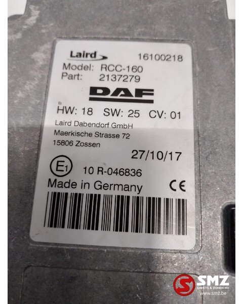 DAF Occ Ecu - DAF XF EURO 6 2137279 - Ohjainyksikkö - Kuorma-auto: kuva DAF Occ Ecu - DAF XF EURO 6 2137279 - Ohjainyksikkö - Kuorma-auto DAF Occ Ecu - DAF XF EURO 6 2137279 - Ohjainyksikkö - Kuorma-auto: kuva DAF Occ Ecu - DAF XF EURO 6 2137279 - Ohjainyksikkö - Kuorma-auto