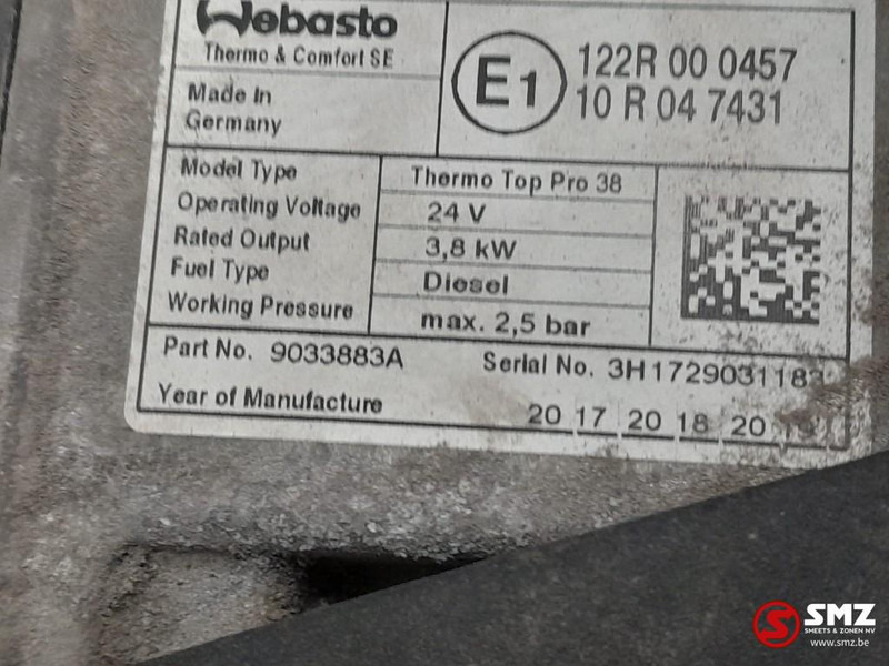 DAF Occ standverwarming Thermo Top Pro 38 DAF - Lämmitys/ Tuuletus - Kuorma-auto: kuva DAF Occ standverwarming Thermo Top Pro 38 DAF - Lämmitys/ Tuuletus - Kuorma-auto DAF Occ standverwarming Thermo Top Pro 38 DAF - Lämmitys/ Tuuletus - Kuorma-auto: kuva DAF Occ standverwarming Thermo Top Pro 38 DAF - Lämmitys/ Tuuletus - Kuorma-auto