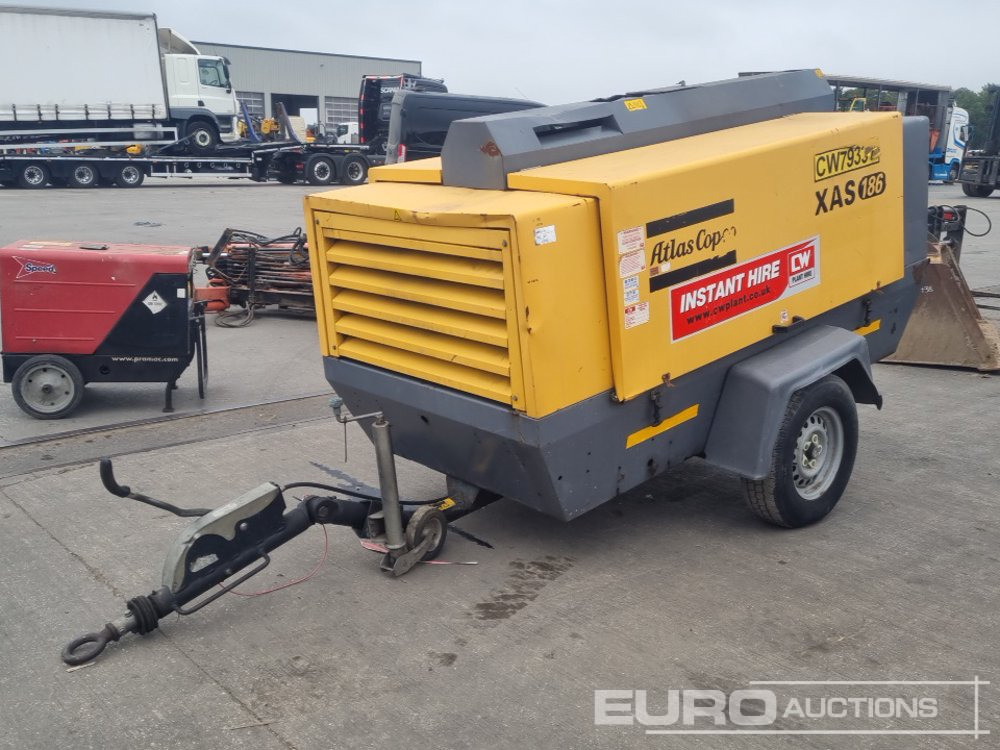2014 Atlas Copco XAS186 - Ilmakompressori: kuva 2014 Atlas Copco XAS186 - Ilmakompressori 2014 Atlas Copco XAS186 - Ilmakompressori: kuva 2014 Atlas Copco XAS186 - Ilmakompressori