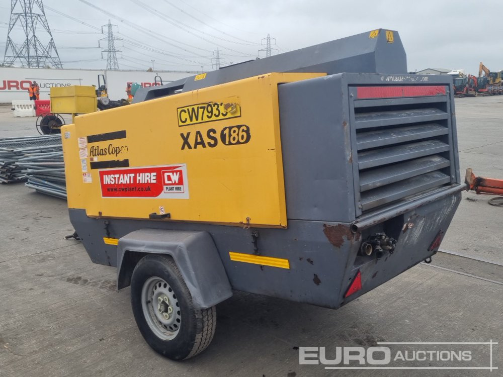 2014 Atlas Copco XAS186 - Ilmakompressori: kuva 2014 Atlas Copco XAS186 - Ilmakompressori 2014 Atlas Copco XAS186 - Ilmakompressori: kuva 2014 Atlas Copco XAS186 - Ilmakompressori