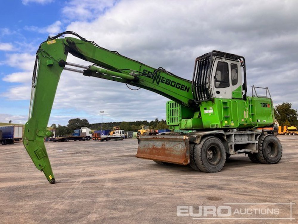 2017 Sennebogen 735E - Pyöräalustainen kaivinkone: kuva 2017 Sennebogen 735E - Pyöräalustainen kaivinkone 2017 Sennebogen 735E - Pyöräalustainen kaivinkone: kuva 2017 Sennebogen 735E - Pyöräalustainen kaivinkone