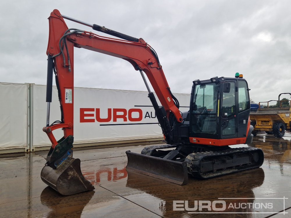 2018 Kubota KX080-4A Rubber Tracks, Blade, Offset, CV, QH, Piped, Aux. Piping, A/C - Minikuormaaja: kuva 2018 Kubota KX080-4A Rubber Tracks, Blade, Offset, CV, QH, Piped, Aux. Piping, A/C - Minikuormaaja 2018 Kubota KX080-4A Rubber Tracks, Blade, Offset, CV, QH, Piped, Aux. Piping, A/C - Minikuormaaja: kuva 2018 Kubota KX080-4A Rubber Tracks, Blade, Offset, CV, QH, Piped, Aux. Piping, A/C - Minikuormaaja