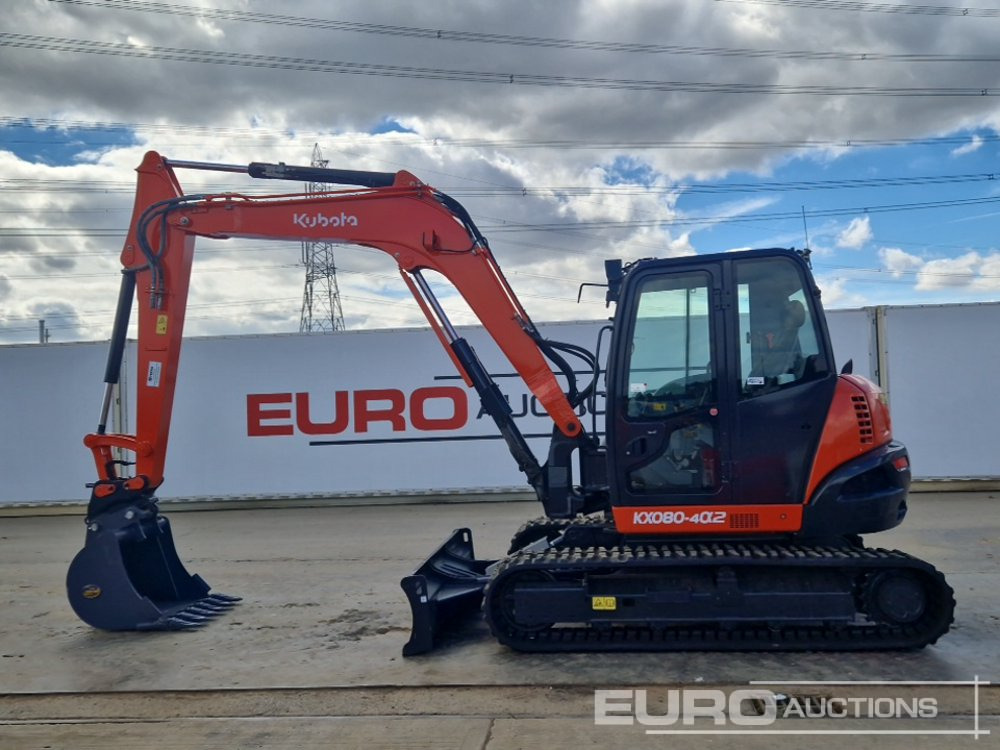 2018 Kubota KX080-4A - Minikuormaaja: kuva 2018 Kubota KX080-4A - Minikuormaaja 2018 Kubota KX080-4A - Minikuormaaja: kuva 2018 Kubota KX080-4A - Minikuormaaja