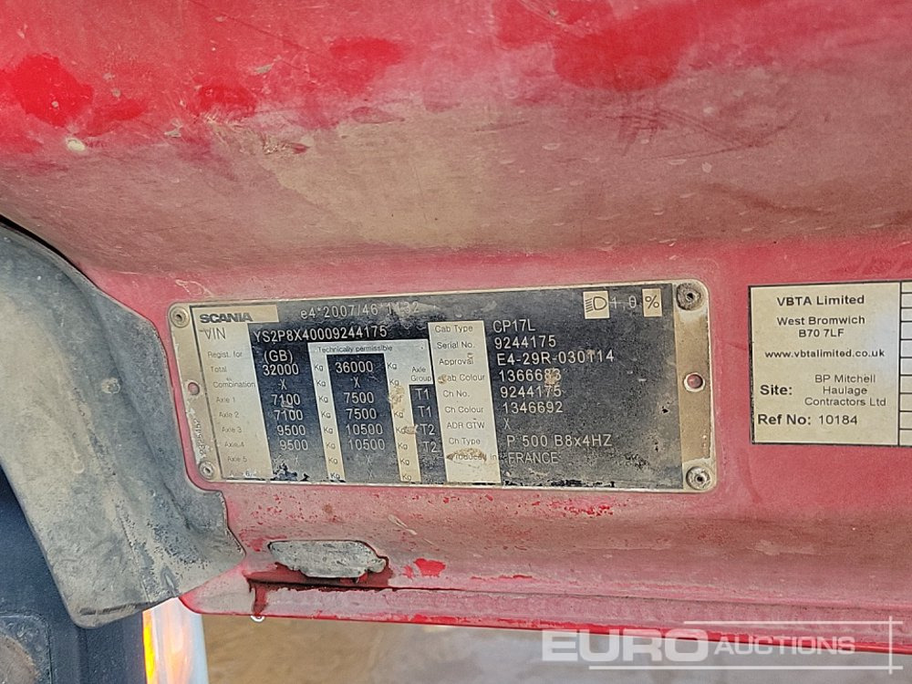 Kippiauto kuorma-auto 2019 Scania P500XT: kuva Kippiauto kuorma-auto 2019 Scania P500XT