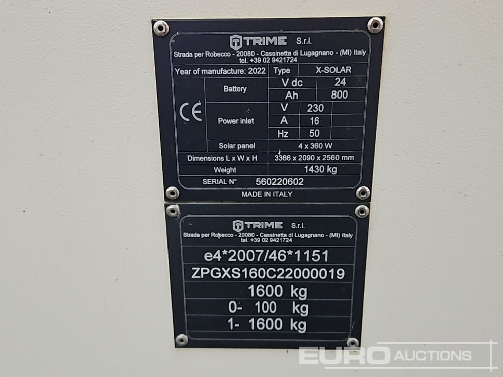 Valopylväs 2022 Trime X SOLAR: kuva Valopylväs 2022 Trime X SOLAR