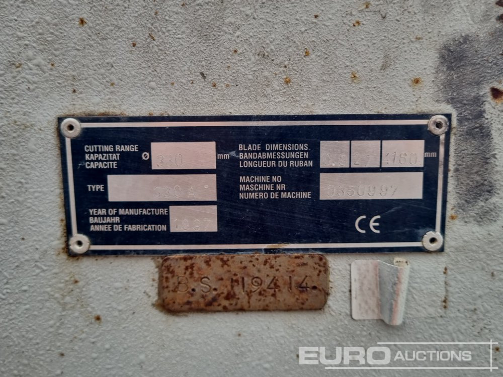 Rakennustarvikkeet 415 Volt Band Saw: kuva Rakennustarvikkeet 415 Volt Band Saw