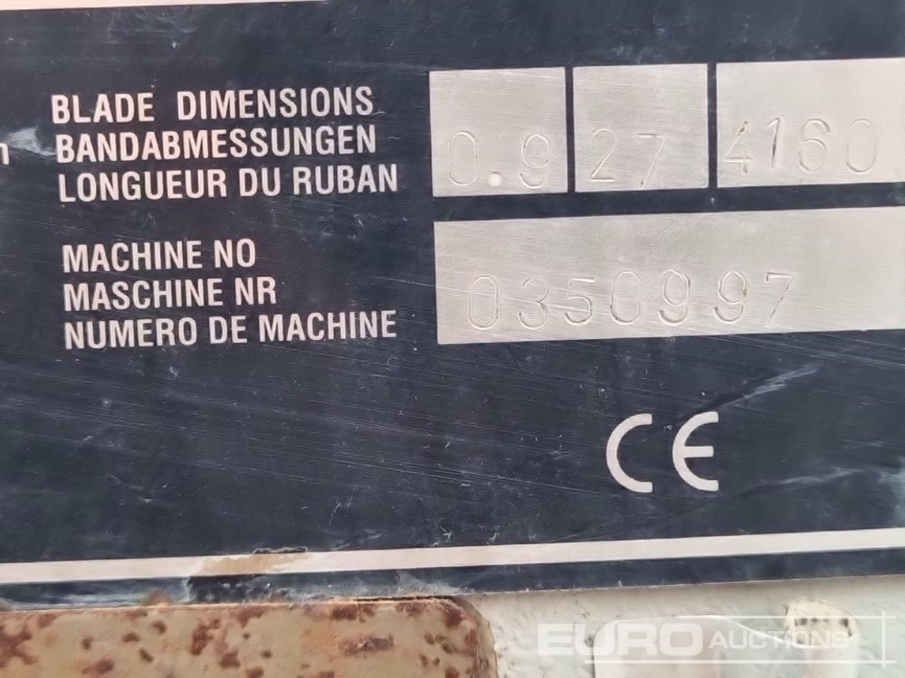 Rakennustarvikkeet 415 Volt Band Saw: kuva Rakennustarvikkeet 415 Volt Band Saw