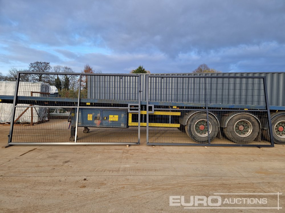 4m x 2.3m Heavy Duty Galvanized Powder Coated Gate (2 of), 100mm x 100mm Post (2 of), Assembly Kit (Black) - Rakennustarvikkeet: kuva 4m x 2.3m Heavy Duty Galvanized Powder Coated Gate (2 of), 100mm x 100mm Post (2 of), Assembly Kit (Black) - Rakennustarvikkeet 4m x 2.3m Heavy Duty Galvanized Powder Coated Gate (2 of), 100mm x 100mm Post (2 of), Assembly Kit (Black) - Rakennustarvikkeet: kuva 4m x 2.3m Heavy Duty Galvanized Powder Coated Gate (2 of), 100mm x 100mm Post (2 of), Assembly Kit (Black) - Rakennustarvikkeet