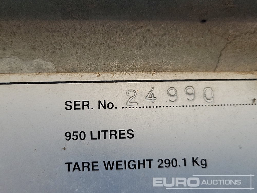 Varastosäiliö Trailer Engineering 950 Litre Static Bunded Fuel Bowser: kuva Varastosäiliö Trailer Engineering 950 Litre Static Bunded Fuel Bowser