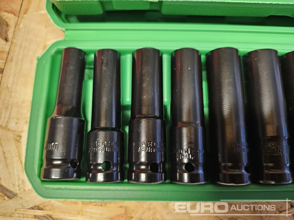 Unused 10Pcs 1/2" Deep Impact Socket Set (10mm-24mm) (2 of) - Korjaamolaitteet: kuva Unused 10Pcs 1/2" Deep Impact Socket Set (10mm-24mm) (2 of) - Korjaamolaitteet Unused 10Pcs 1/2" Deep Impact Socket Set (10mm-24mm) (2 of) - Korjaamolaitteet: kuva Unused 10Pcs 1/2" Deep Impact Socket Set (10mm-24mm) (2 of) - Korjaamolaitteet