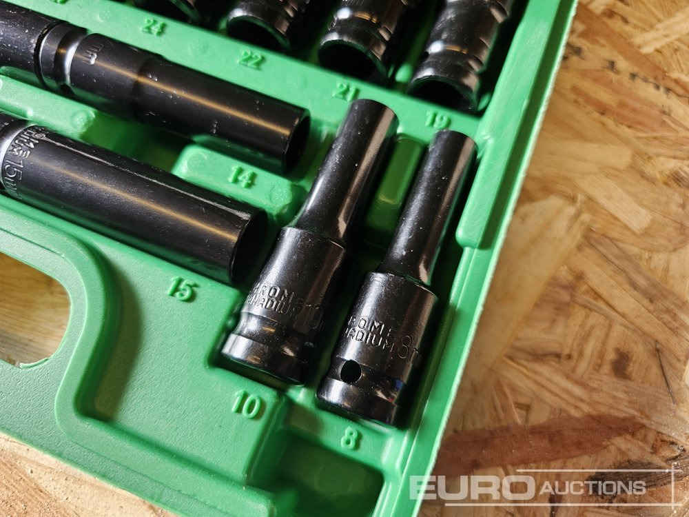 Unused 15Pcs 1/2" Deep Impact Socket Set (10mm-32mm) - Korjaamolaitteet: kuva Unused 15Pcs 1/2" Deep Impact Socket Set (10mm-32mm) - Korjaamolaitteet Unused 15Pcs 1/2" Deep Impact Socket Set (10mm-32mm) - Korjaamolaitteet: kuva Unused 15Pcs 1/2" Deep Impact Socket Set (10mm-32mm) - Korjaamolaitteet