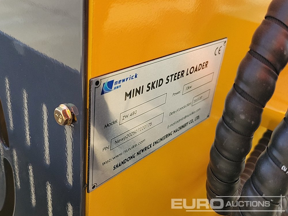 Liukuohjattu kuormaaja Unused 2025 Newrick ZW480: kuva Liukuohjattu kuormaaja Unused 2025 Newrick ZW480