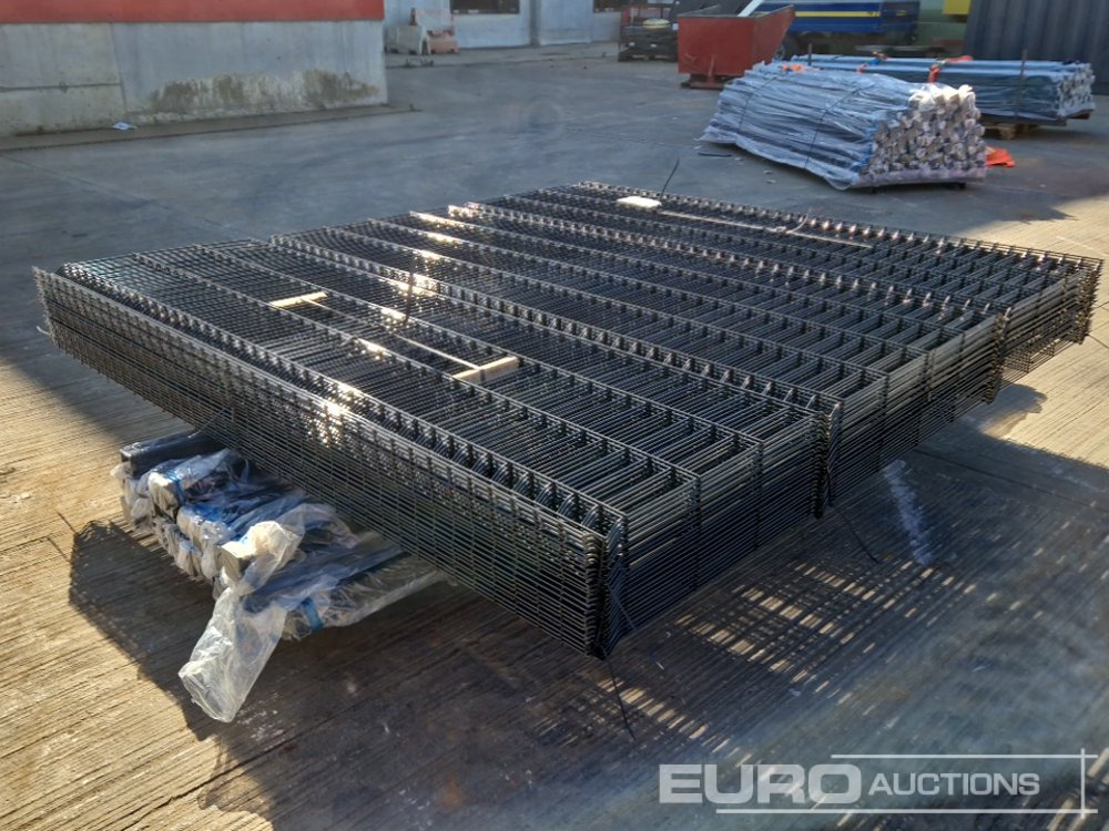 Unused Galvanised & Powder Coated Heavy Duty (5mm) Wire Mesh Fencing, 25 x H2.4m x W2.2m Panels, 26 x 60mm x 60mm x3m Posts, with Fittings (Black) - Rakennustarvikkeet: kuva Unused Galvanised & Powder Coated Heavy Duty (5mm) Wire Mesh Fencing, 25 x H2.4m x W2.2m Panels, 26 x 60mm x 60mm x3m Posts, with Fittings (Black) - Rakennustarvikkeet Unused Galvanised & Powder Coated Heavy Duty (5mm) Wire Mesh Fencing, 25 x H2.4m x W2.2m Panels, 26 x 60mm x 60mm x3m Posts, with Fittings (Black) - Rakennustarvikkeet: kuva Unused Galvanised & Powder Coated Heavy Duty (5mm) Wire Mesh Fencing, 25 x H2.4m x W2.2m Panels, 26 x 60mm x 60mm x3m Posts, with Fittings (Black) - Rakennustarvikkeet