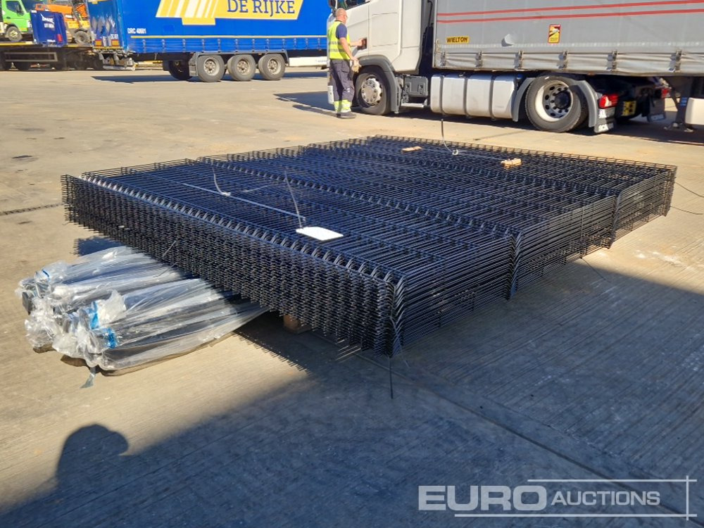 Unused Galvanised & Powder Coated Heavy Duty (5mm) Wire Mesh Fencing, 25 x H2.4m x W2.2m Panels, 26 x 60mm x 60mm x3m Posts, with Fittings (Black) - Rakennustarvikkeet: kuva Unused Galvanised & Powder Coated Heavy Duty (5mm) Wire Mesh Fencing, 25 x H2.4m x W2.2m Panels, 26 x 60mm x 60mm x3m Posts, with Fittings (Black) - Rakennustarvikkeet Unused Galvanised & Powder Coated Heavy Duty (5mm) Wire Mesh Fencing, 25 x H2.4m x W2.2m Panels, 26 x 60mm x 60mm x3m Posts, with Fittings (Black) - Rakennustarvikkeet: kuva Unused Galvanised & Powder Coated Heavy Duty (5mm) Wire Mesh Fencing, 25 x H2.4m x W2.2m Panels, 26 x 60mm x 60mm x3m Posts, with Fittings (Black) - Rakennustarvikkeet
