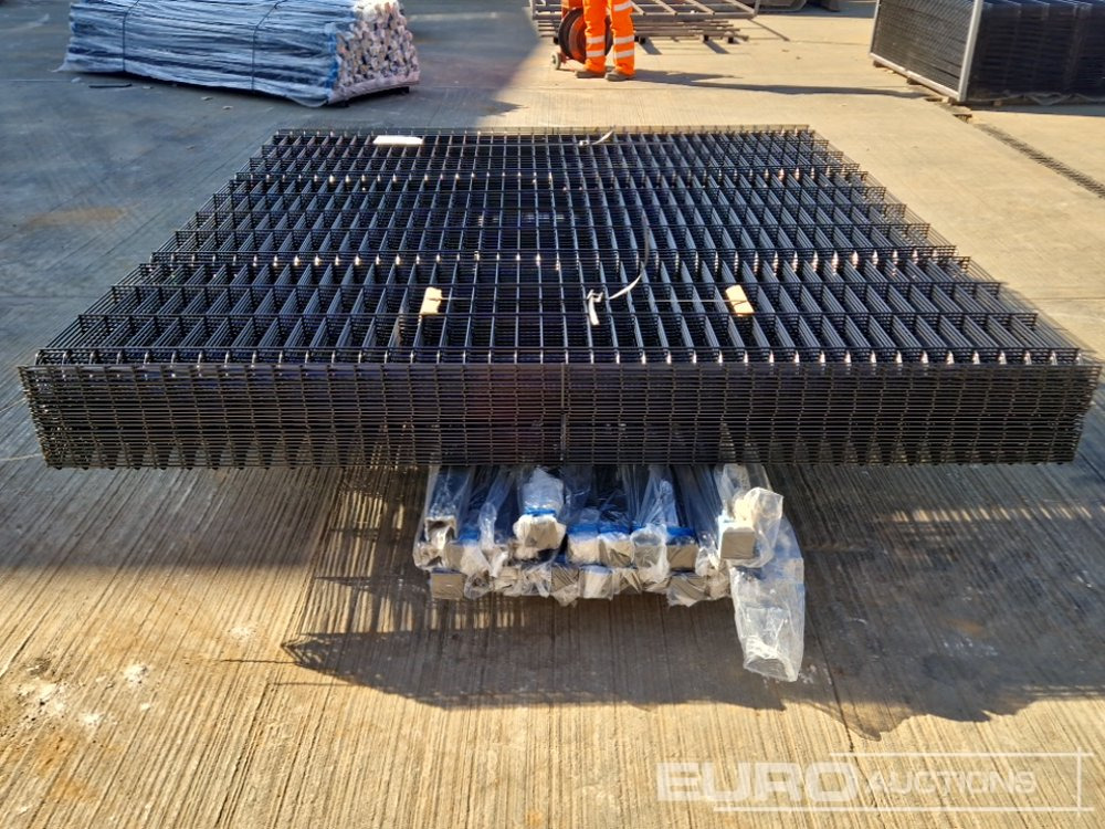 Unused Galvanised & Powder Coated Heavy Duty (5mm) Wire Mesh Fencing, 25 x H2.4m x W2.2m Panels, 26 x 60mm x 60mm x3m Posts, with Fittings (Black) - Rakennustarvikkeet: kuva Unused Galvanised & Powder Coated Heavy Duty (5mm) Wire Mesh Fencing, 25 x H2.4m x W2.2m Panels, 26 x 60mm x 60mm x3m Posts, with Fittings (Black) - Rakennustarvikkeet Unused Galvanised & Powder Coated Heavy Duty (5mm) Wire Mesh Fencing, 25 x H2.4m x W2.2m Panels, 26 x 60mm x 60mm x3m Posts, with Fittings (Black) - Rakennustarvikkeet: kuva Unused Galvanised & Powder Coated Heavy Duty (5mm) Wire Mesh Fencing, 25 x H2.4m x W2.2m Panels, 26 x 60mm x 60mm x3m Posts, with Fittings (Black) - Rakennustarvikkeet