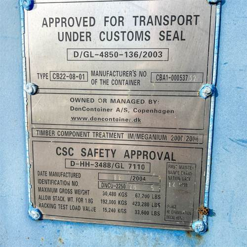 DanContainer CB22-08-01 - Merikontti: kuva DanContainer CB22-08-01 - Merikontti DanContainer CB22-08-01 - Merikontti: kuva DanContainer CB22-08-01 - Merikontti