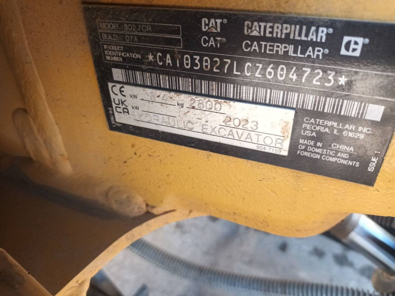 Telakaivukone CAT 302.7: kuva Telakaivukone CAT 302.7